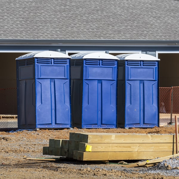 are there any restrictions on what items can be disposed of in the portable restrooms in Kiel